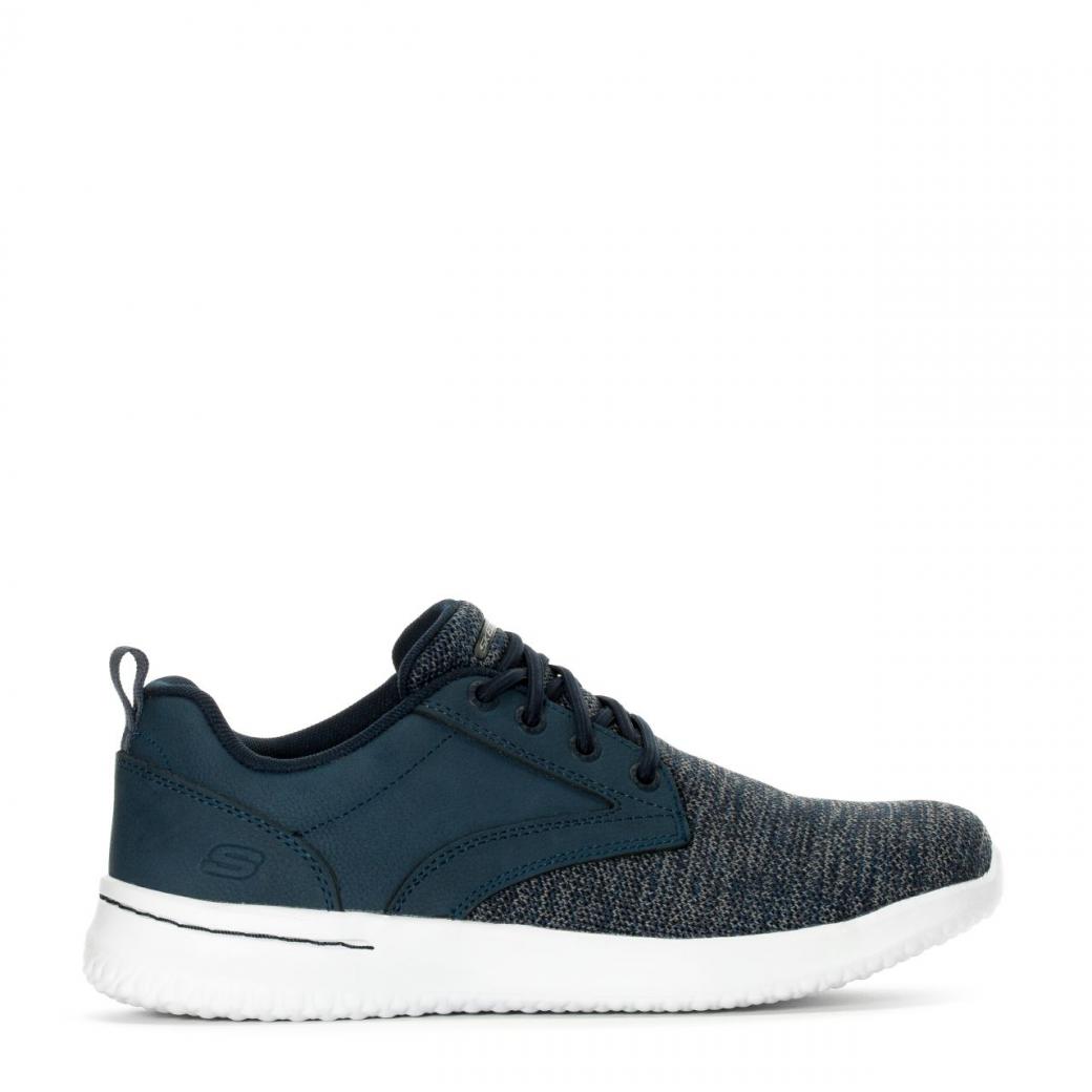 Delson Navy | Mens Skechers Casual